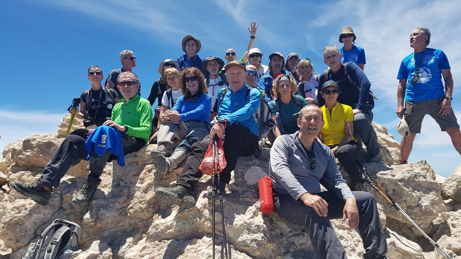 grupo kutxabank en cima teide