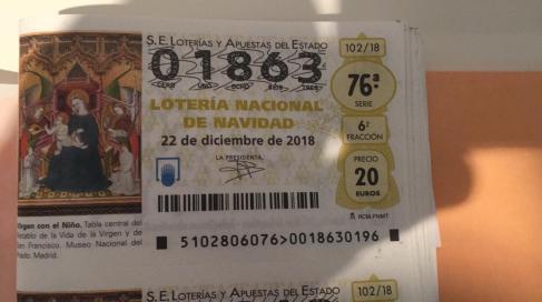loteria año 2018 navidad